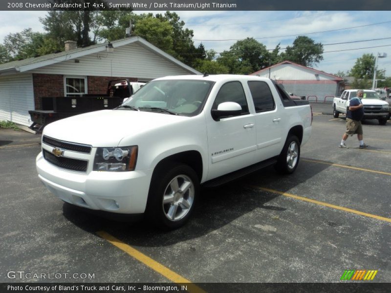 Summit White / Dark Titanium/Light Titanium 2008 Chevrolet Avalanche LT 4x4