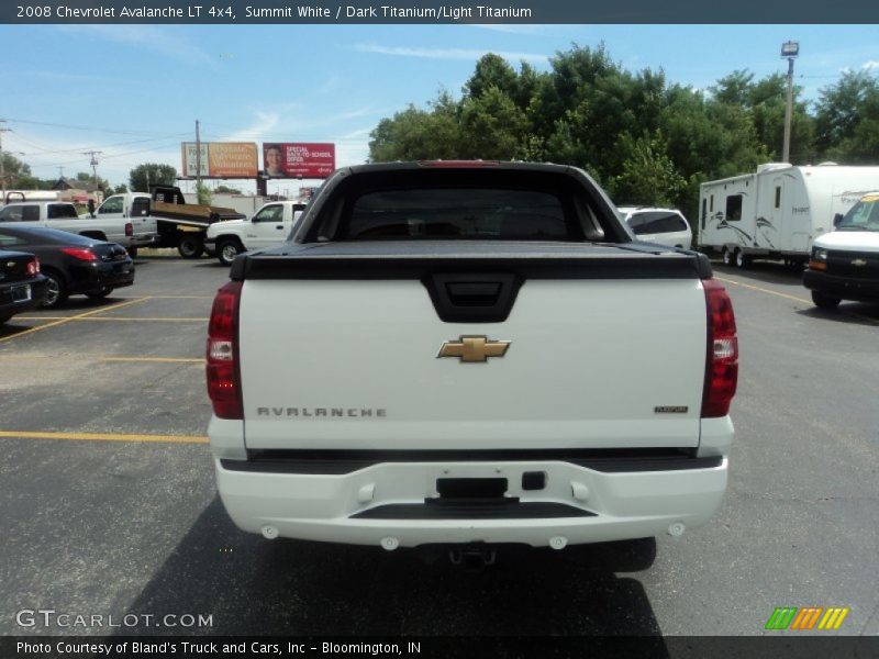 Summit White / Dark Titanium/Light Titanium 2008 Chevrolet Avalanche LT 4x4