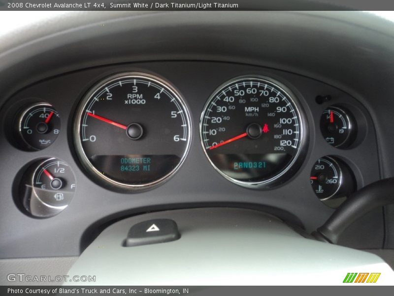  2008 Avalanche LT 4x4 LT 4x4 Gauges