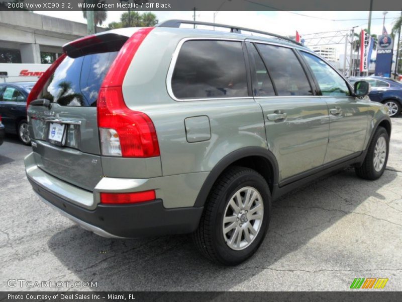 Willow Green Metallic / Off Black 2008 Volvo XC90 3.2