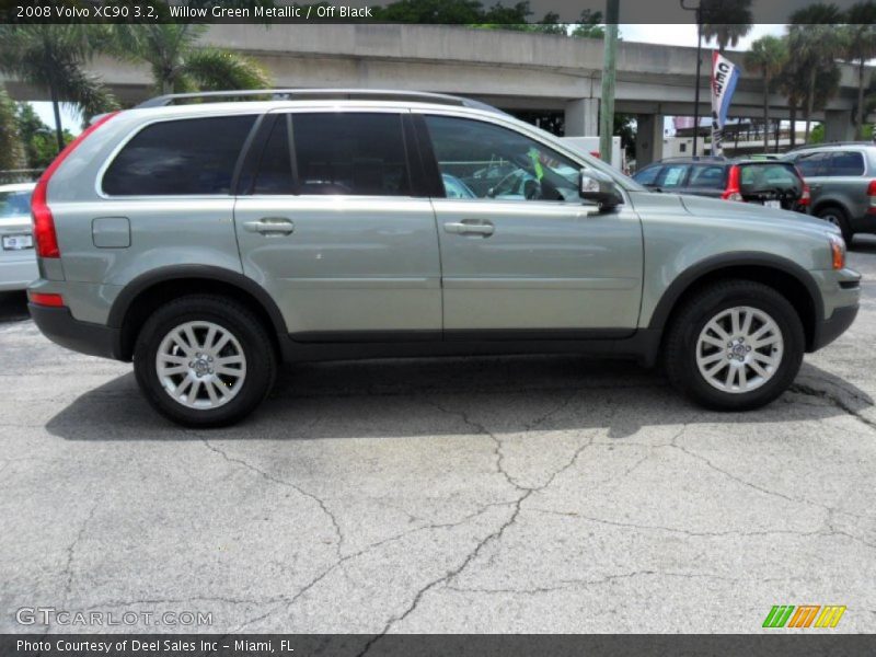 Willow Green Metallic / Off Black 2008 Volvo XC90 3.2