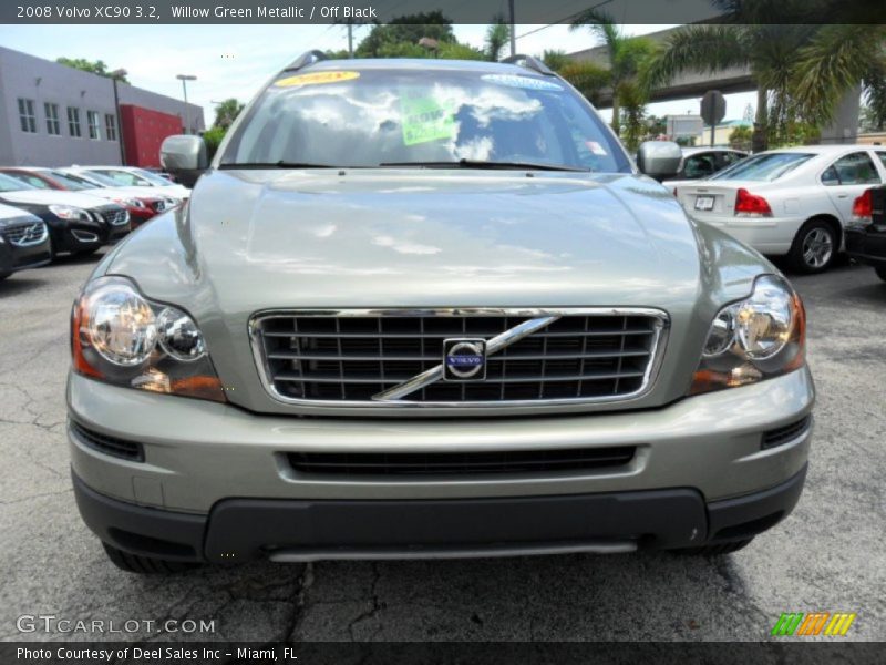 Willow Green Metallic / Off Black 2008 Volvo XC90 3.2