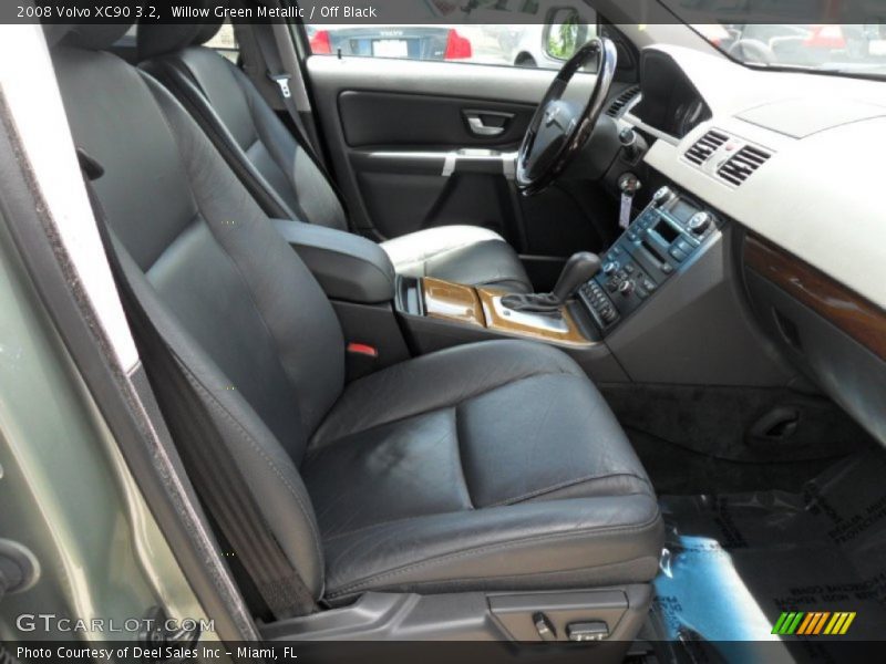 Willow Green Metallic / Off Black 2008 Volvo XC90 3.2