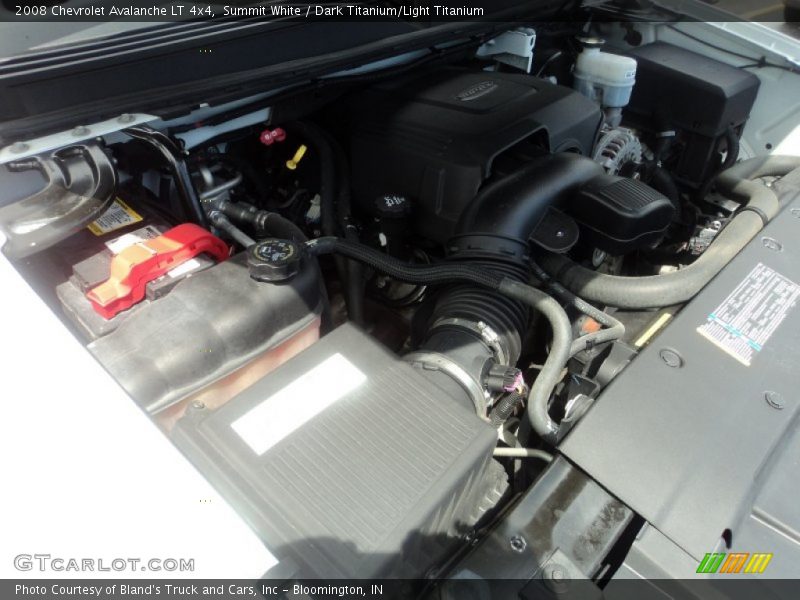 Summit White / Dark Titanium/Light Titanium 2008 Chevrolet Avalanche LT 4x4