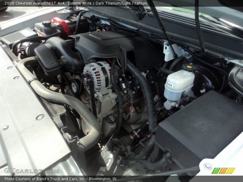 Summit White / Dark Titanium/Light Titanium 2008 Chevrolet Avalanche LT 4x4