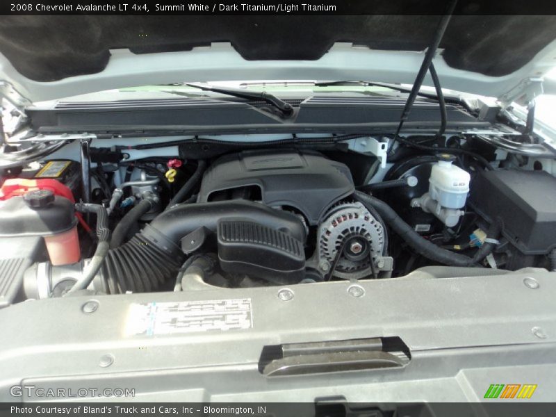 Summit White / Dark Titanium/Light Titanium 2008 Chevrolet Avalanche LT 4x4