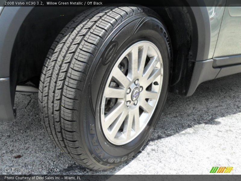 Willow Green Metallic / Off Black 2008 Volvo XC90 3.2