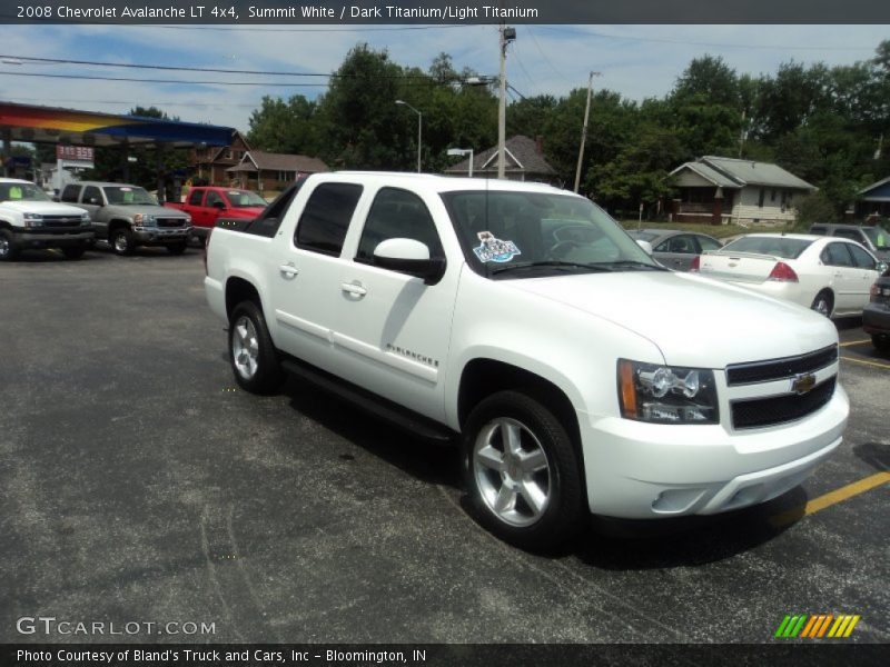 Summit White / Dark Titanium/Light Titanium 2008 Chevrolet Avalanche LT 4x4