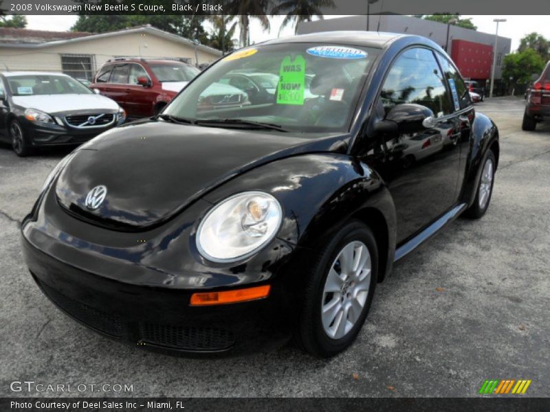 Black / Black 2008 Volkswagen New Beetle S Coupe