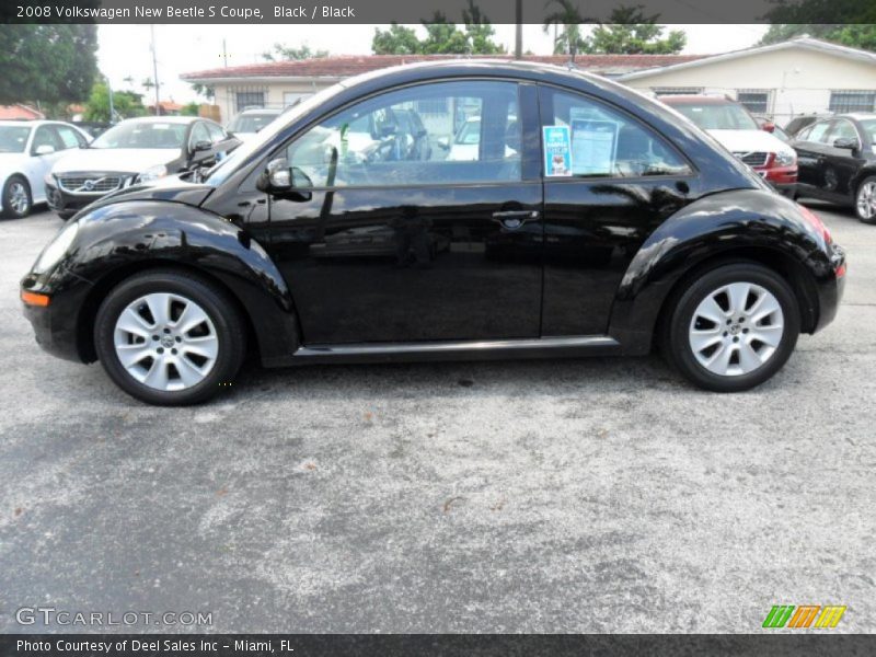 Black / Black 2008 Volkswagen New Beetle S Coupe