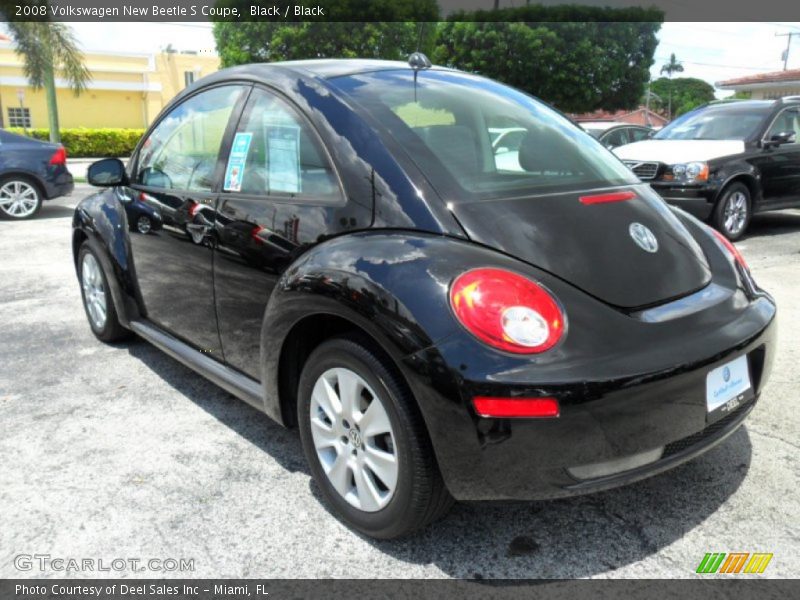 Black / Black 2008 Volkswagen New Beetle S Coupe