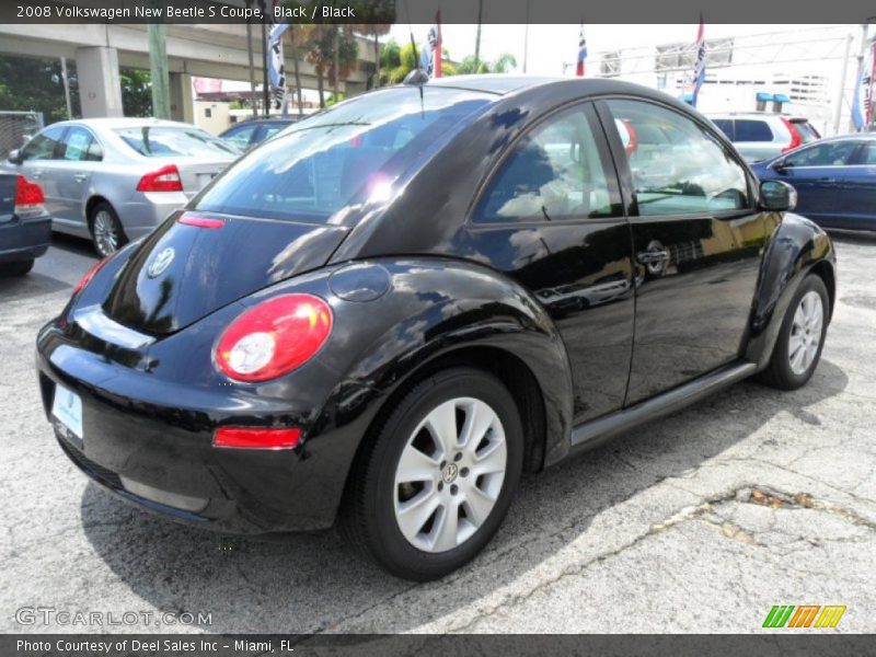 Black / Black 2008 Volkswagen New Beetle S Coupe