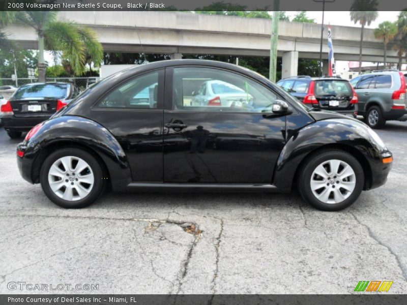 Black / Black 2008 Volkswagen New Beetle S Coupe