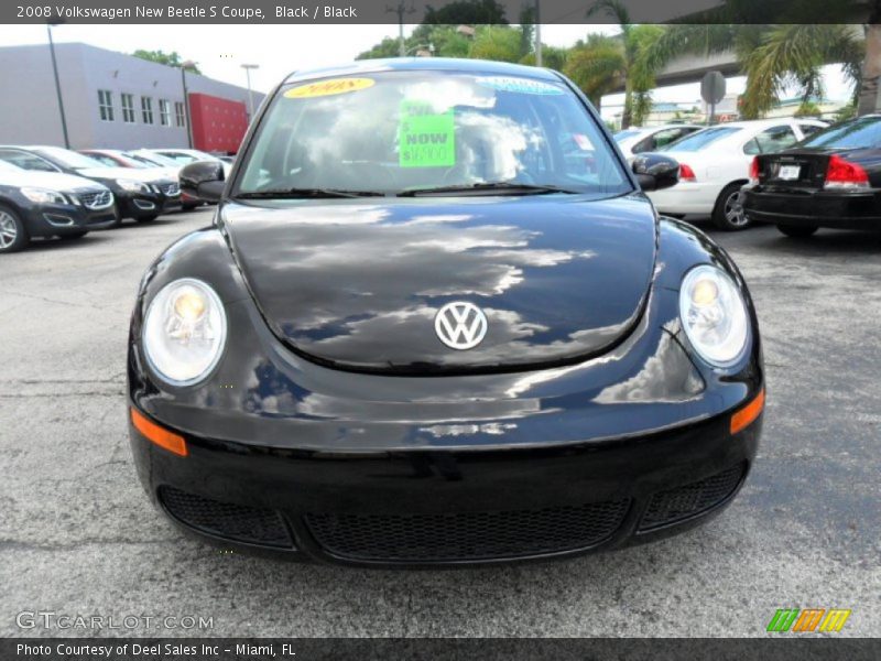 Black / Black 2008 Volkswagen New Beetle S Coupe