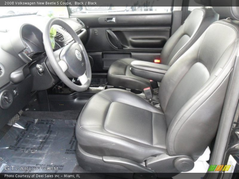 Black / Black 2008 Volkswagen New Beetle S Coupe