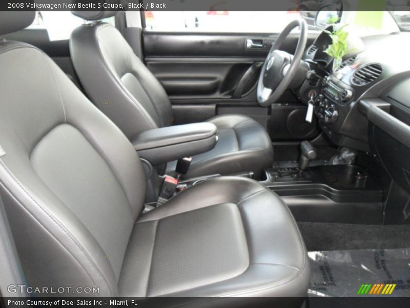 Black / Black 2008 Volkswagen New Beetle S Coupe