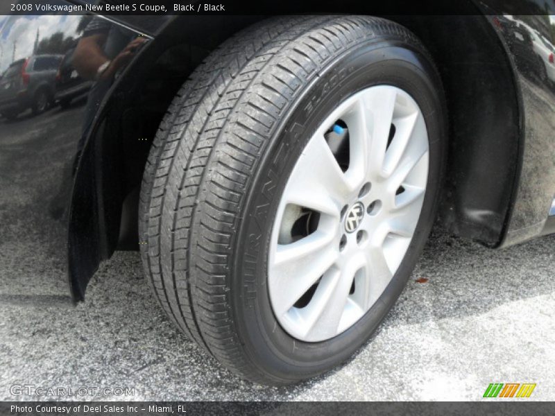 Black / Black 2008 Volkswagen New Beetle S Coupe