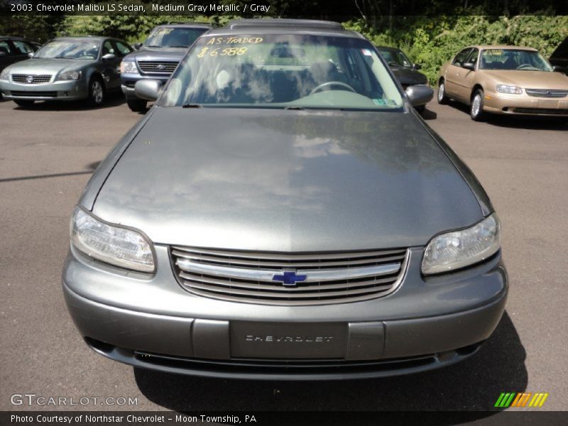 Medium Gray Metallic / Gray 2003 Chevrolet Malibu LS Sedan