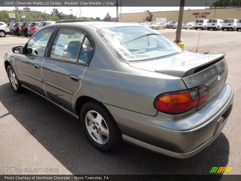 Medium Gray Metallic / Gray 2003 Chevrolet Malibu LS Sedan