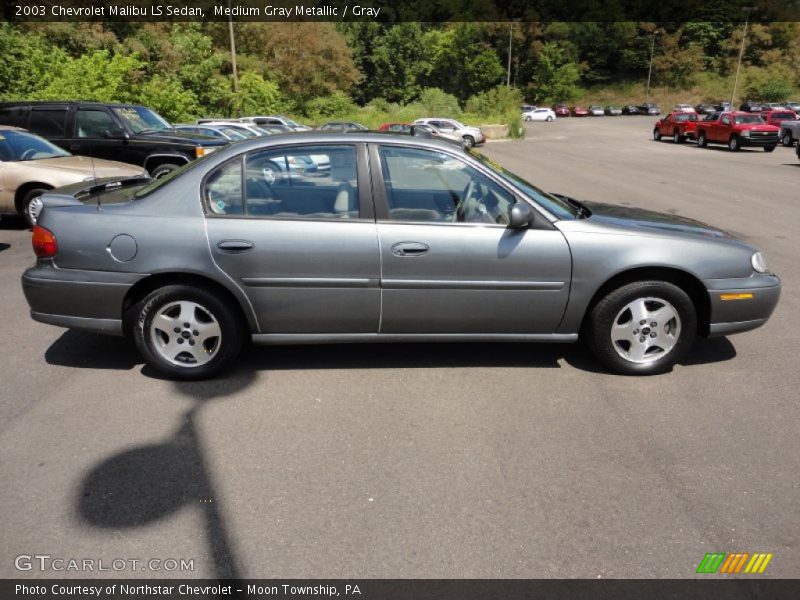 Medium Gray Metallic / Gray 2003 Chevrolet Malibu LS Sedan