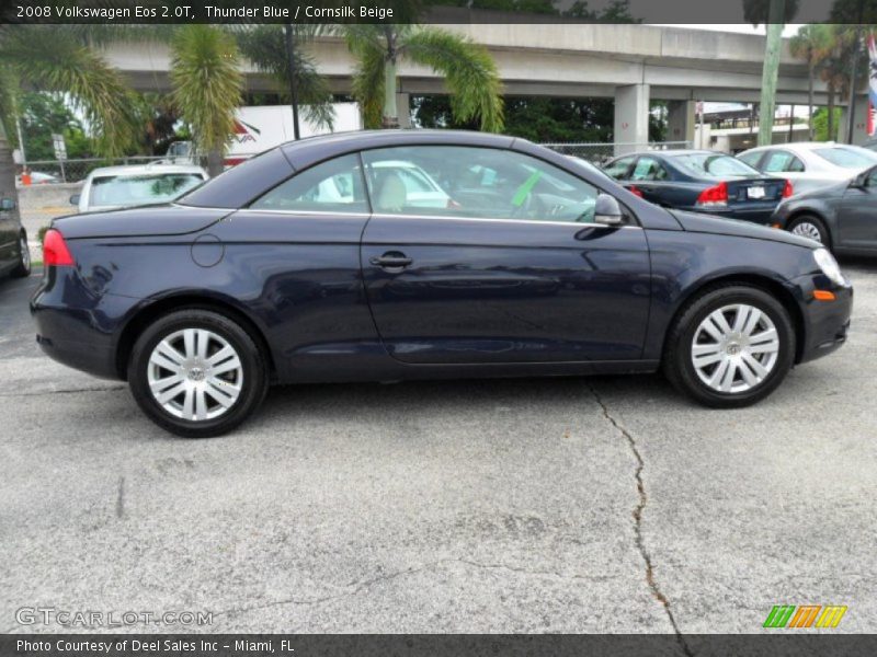 Thunder Blue / Cornsilk Beige 2008 Volkswagen Eos 2.0T