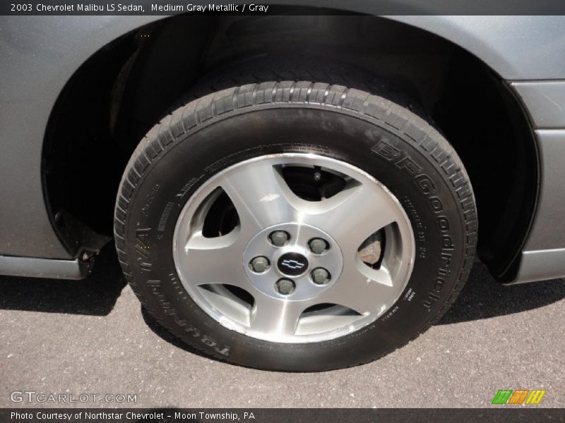 Medium Gray Metallic / Gray 2003 Chevrolet Malibu LS Sedan
