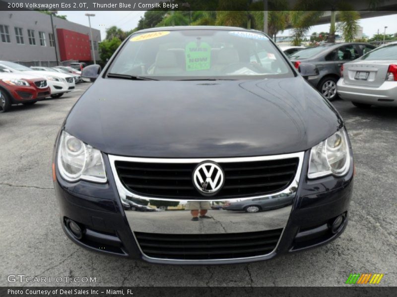Thunder Blue / Cornsilk Beige 2008 Volkswagen Eos 2.0T