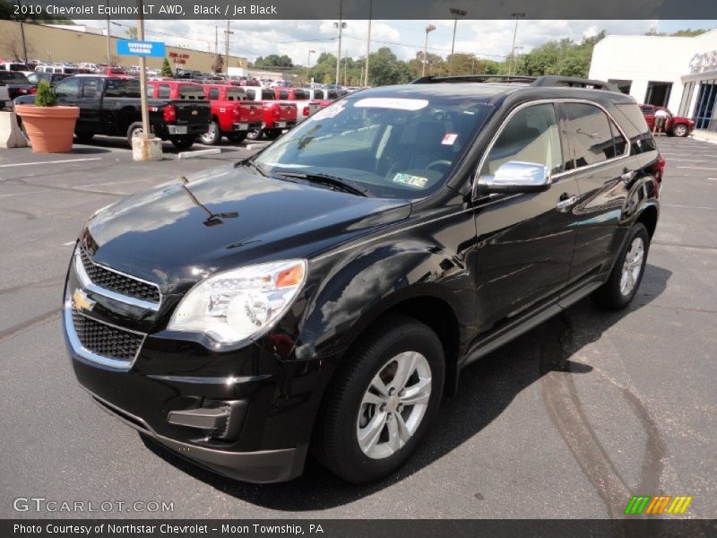 Black / Jet Black 2010 Chevrolet Equinox LT AWD