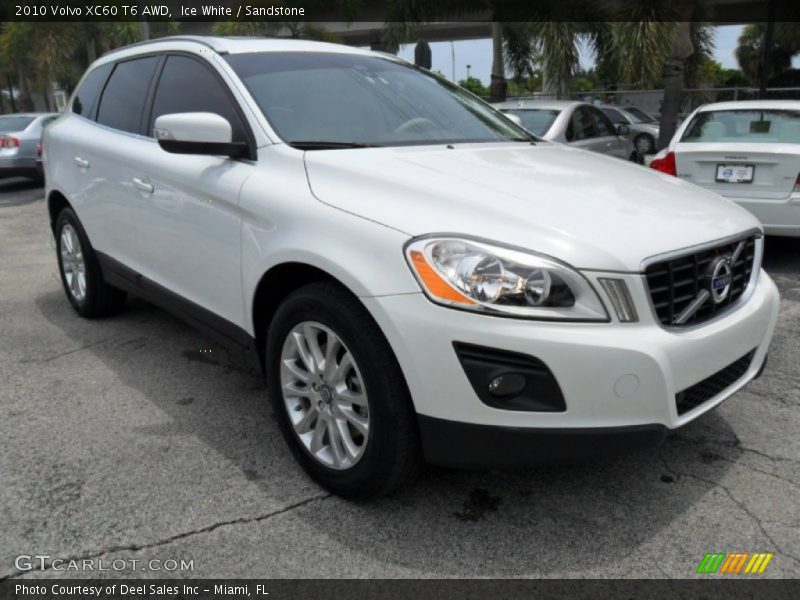 Ice White / Sandstone 2010 Volvo XC60 T6 AWD
