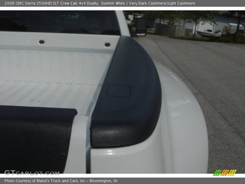 Summit White / Very Dark Cashmere/Light Cashmere 2008 GMC Sierra 3500HD SLT Crew Cab 4x4 Dually