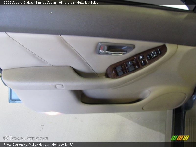 Wintergreen Metallic / Beige 2002 Subaru Outback Limited Sedan