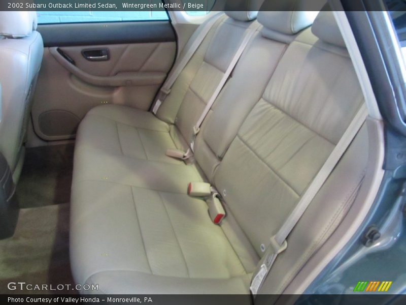 Wintergreen Metallic / Beige 2002 Subaru Outback Limited Sedan