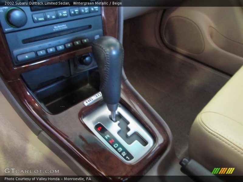 Wintergreen Metallic / Beige 2002 Subaru Outback Limited Sedan