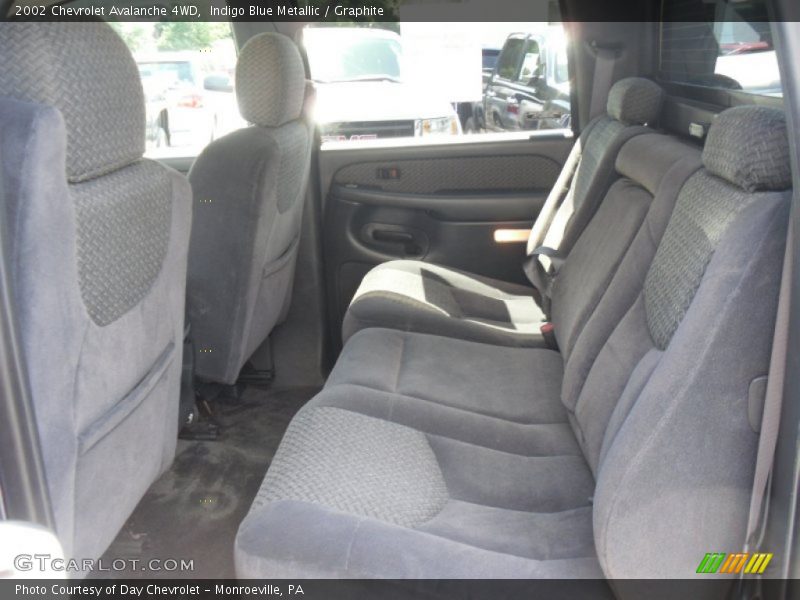Indigo Blue Metallic / Graphite 2002 Chevrolet Avalanche 4WD