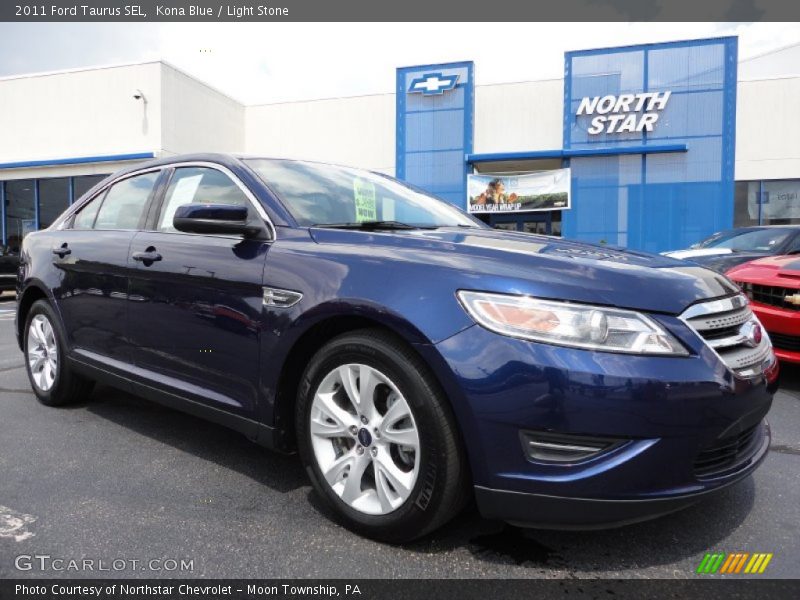 Kona Blue / Light Stone 2011 Ford Taurus SEL