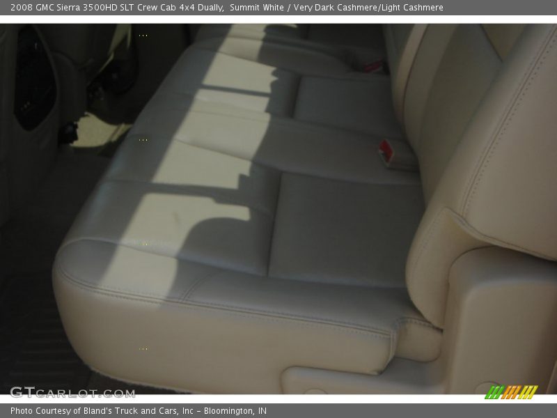 Summit White / Very Dark Cashmere/Light Cashmere 2008 GMC Sierra 3500HD SLT Crew Cab 4x4 Dually