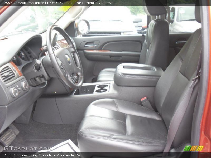  2007 Avalanche LT 4WD Ebony Interior