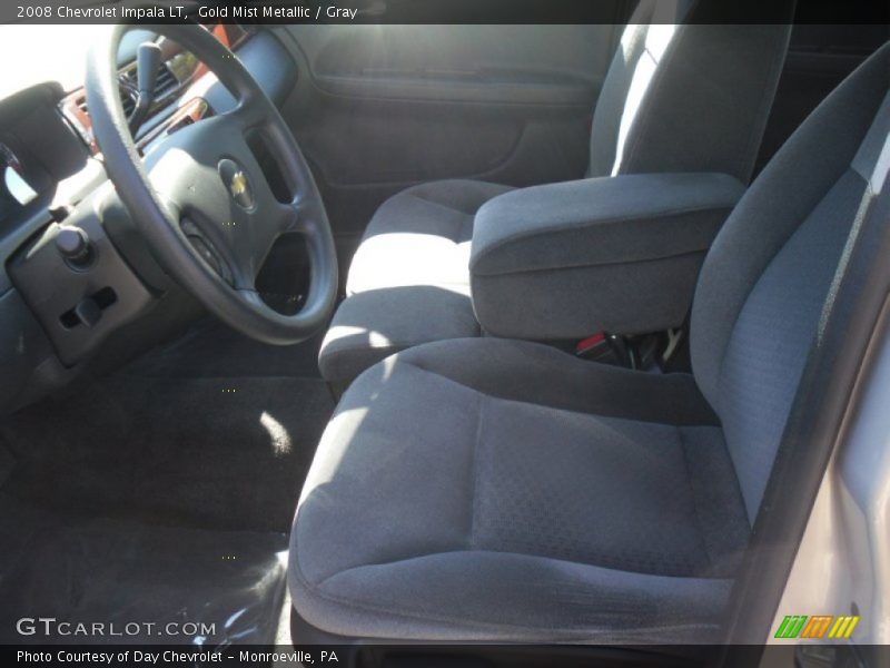 Gold Mist Metallic / Gray 2008 Chevrolet Impala LT