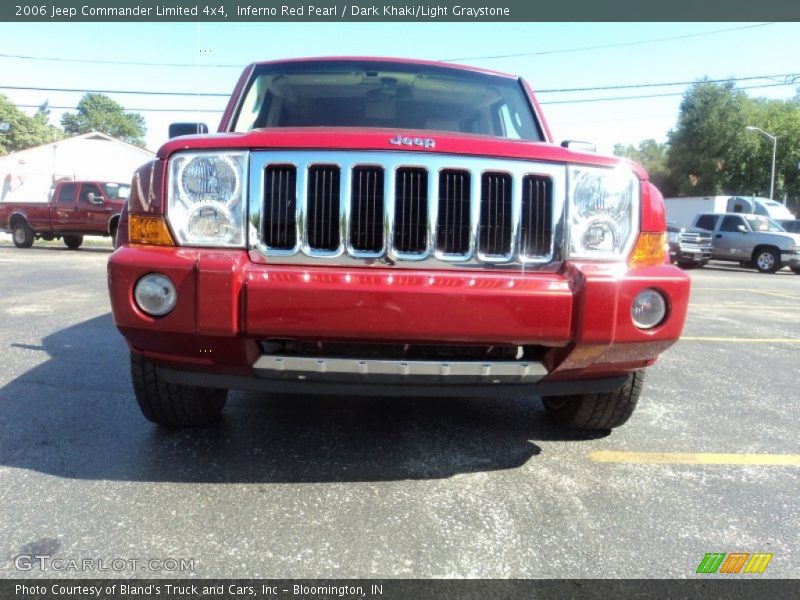 Inferno Red Pearl / Dark Khaki/Light Graystone 2006 Jeep Commander Limited 4x4