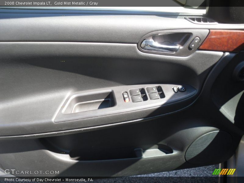 Gold Mist Metallic / Gray 2008 Chevrolet Impala LT