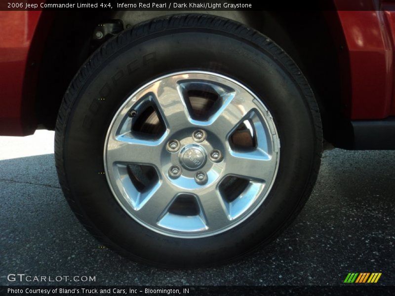 Inferno Red Pearl / Dark Khaki/Light Graystone 2006 Jeep Commander Limited 4x4