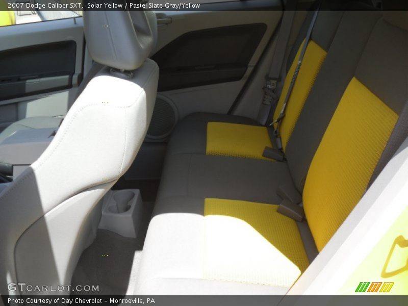 Solar Yellow / Pastel Slate Gray/Yellow 2007 Dodge Caliber SXT