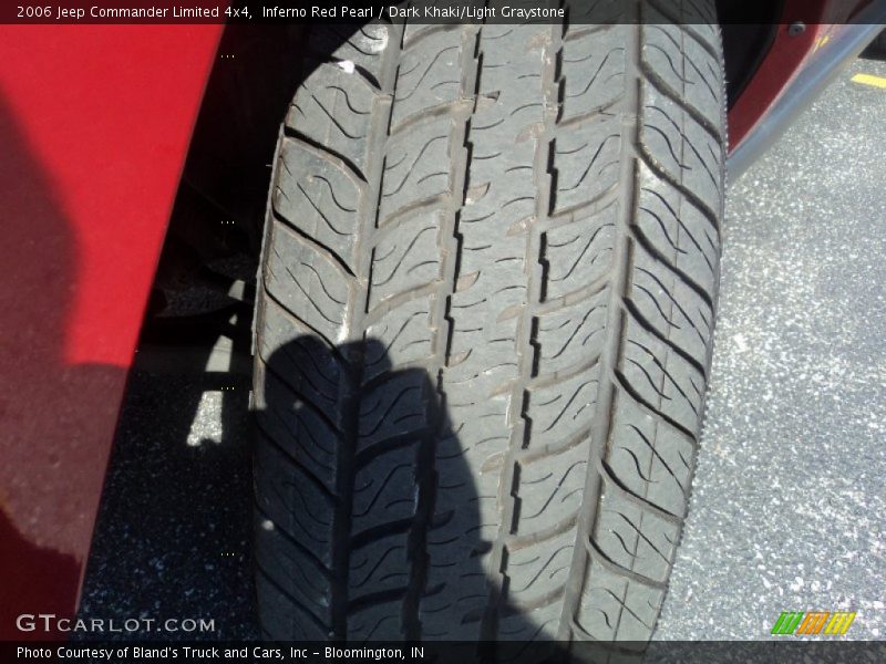 Inferno Red Pearl / Dark Khaki/Light Graystone 2006 Jeep Commander Limited 4x4