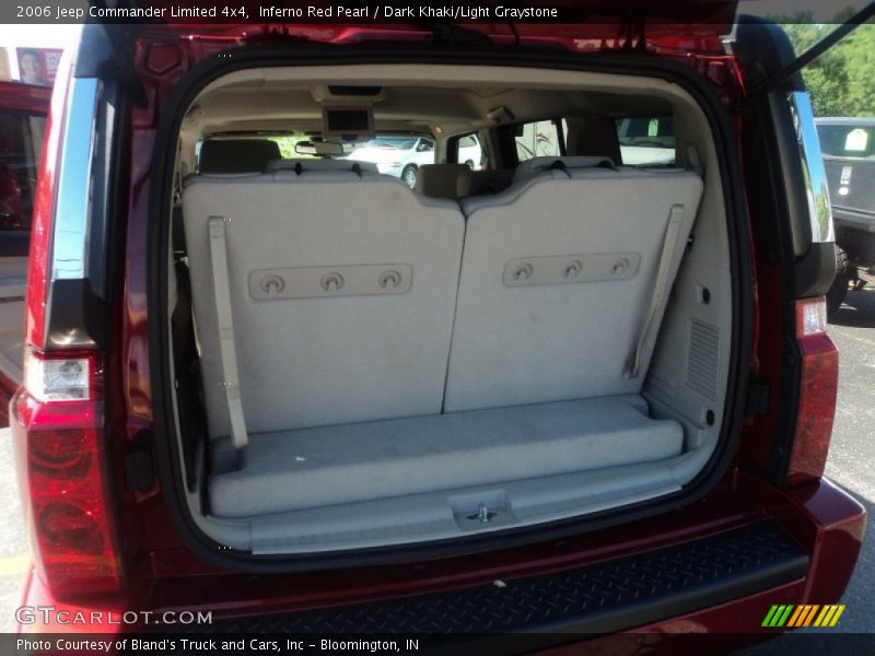 Inferno Red Pearl / Dark Khaki/Light Graystone 2006 Jeep Commander Limited 4x4