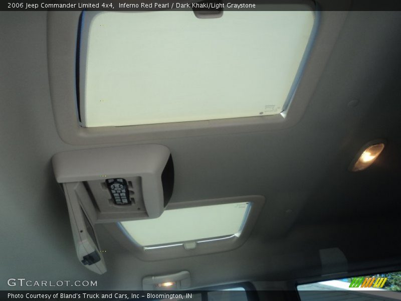 Inferno Red Pearl / Dark Khaki/Light Graystone 2006 Jeep Commander Limited 4x4