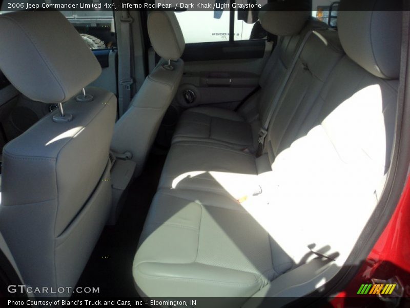 Inferno Red Pearl / Dark Khaki/Light Graystone 2006 Jeep Commander Limited 4x4