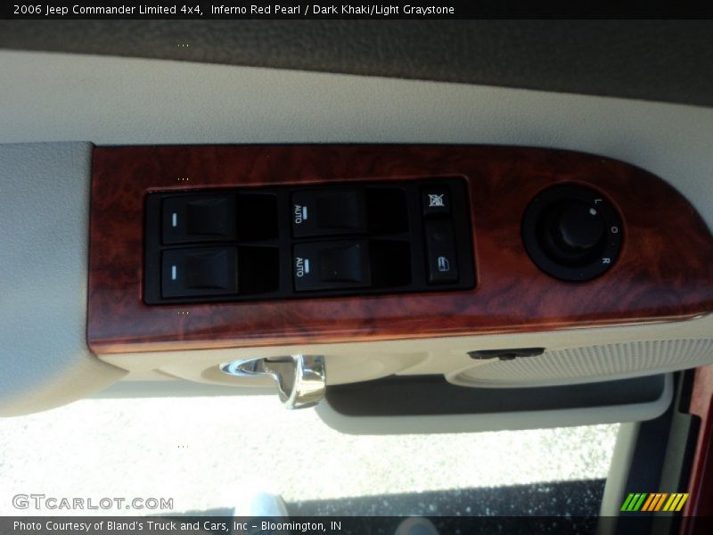 Inferno Red Pearl / Dark Khaki/Light Graystone 2006 Jeep Commander Limited 4x4