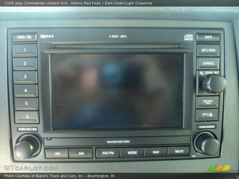 Inferno Red Pearl / Dark Khaki/Light Graystone 2006 Jeep Commander Limited 4x4