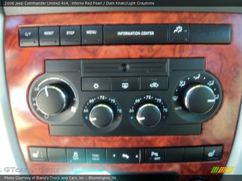 Inferno Red Pearl / Dark Khaki/Light Graystone 2006 Jeep Commander Limited 4x4