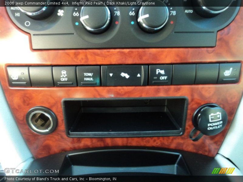 Inferno Red Pearl / Dark Khaki/Light Graystone 2006 Jeep Commander Limited 4x4